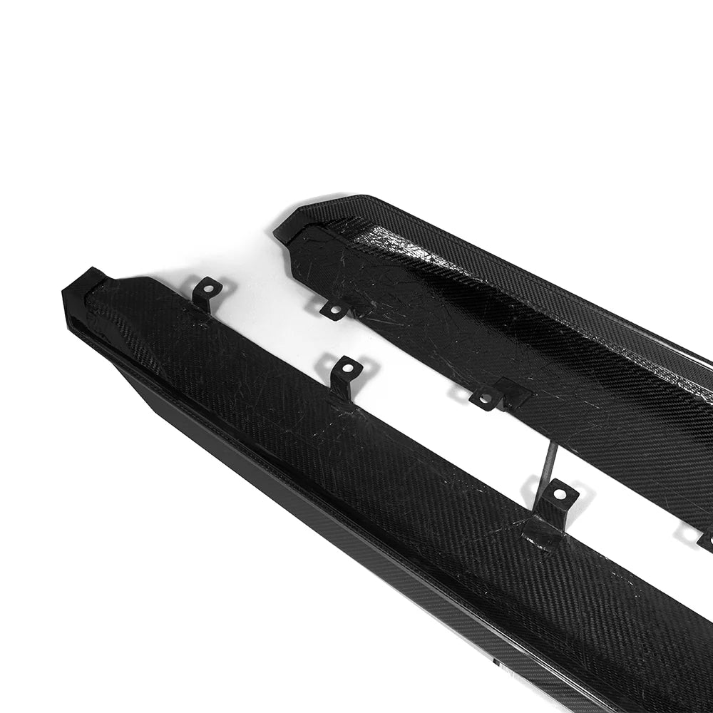 BMW X5 G05 / X5M F95 - SOOQOO Prepreg Carbon Fiber Side Skirt