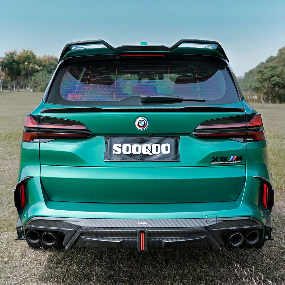 BMW X5M F95 - SOOQOO Prepreg Carbon Fiber Trunk Spoiler
