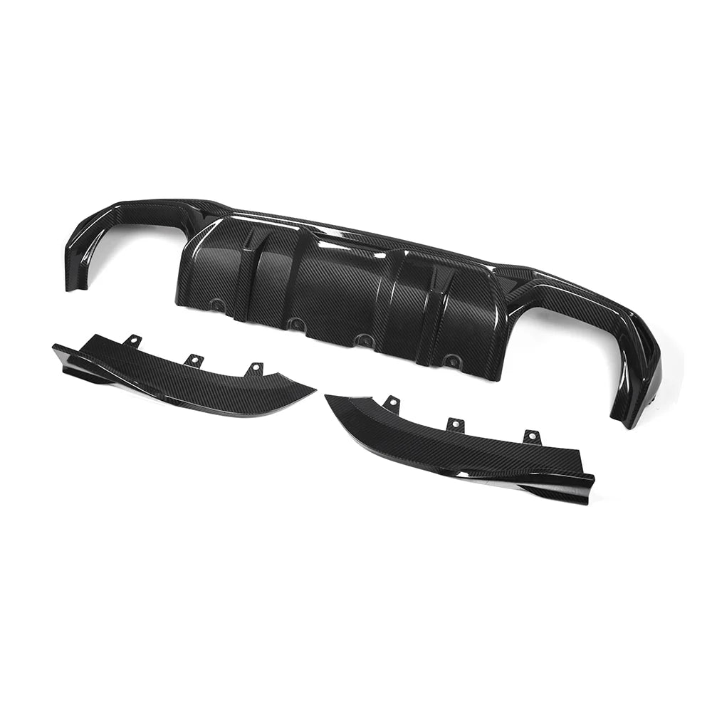 BMW 4 Series G22/G23 - SOOQOO Prepreg Carbon Fiber Rear Diffuser
