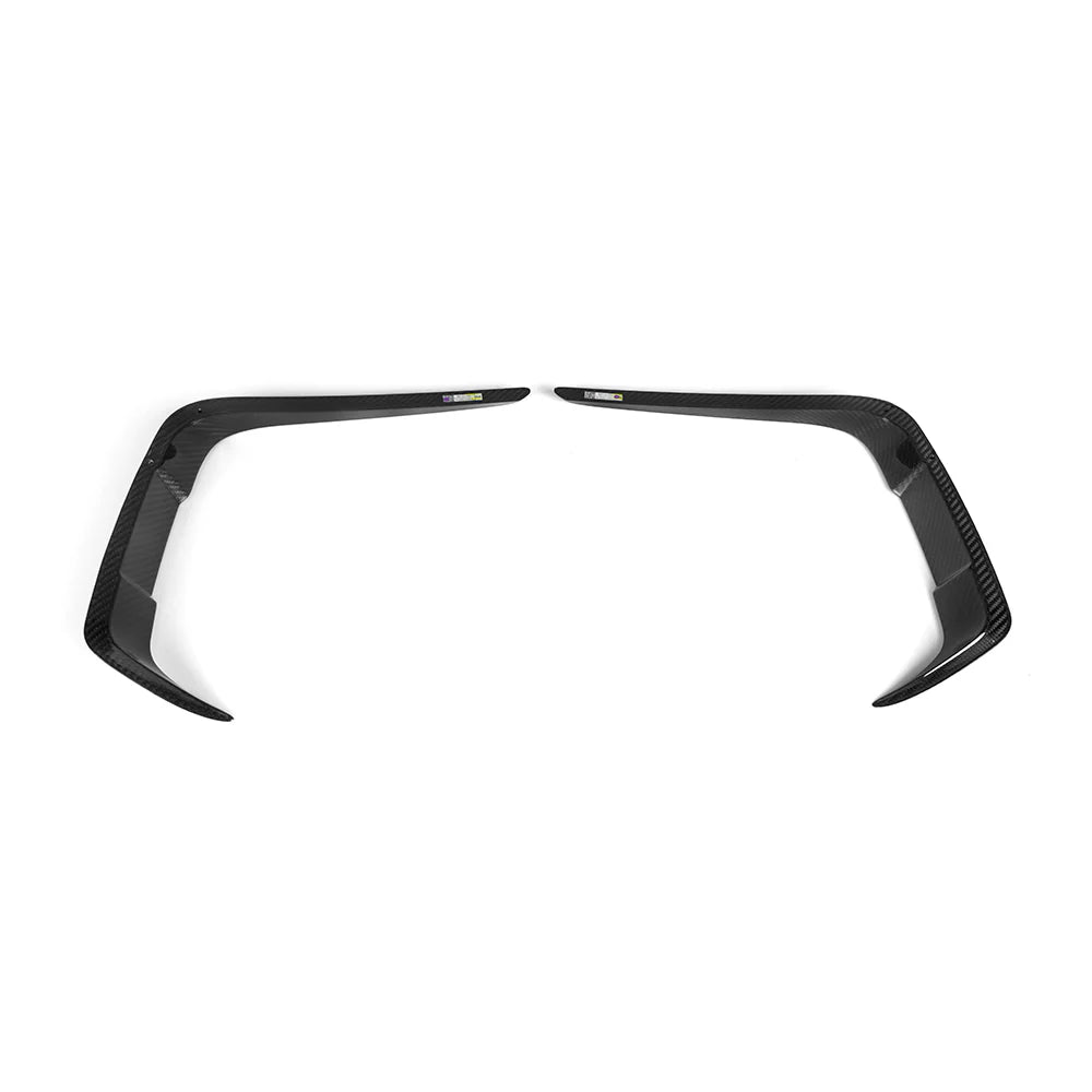 BMW M2 F87 LCI - SOOQOO Prepreg Carbon Fiber Front Bumper Inserts