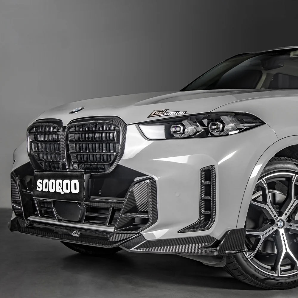 BMW X5 G05 LCI - SOOQOO Prepreg Carbon Fiber Front Lower Grille