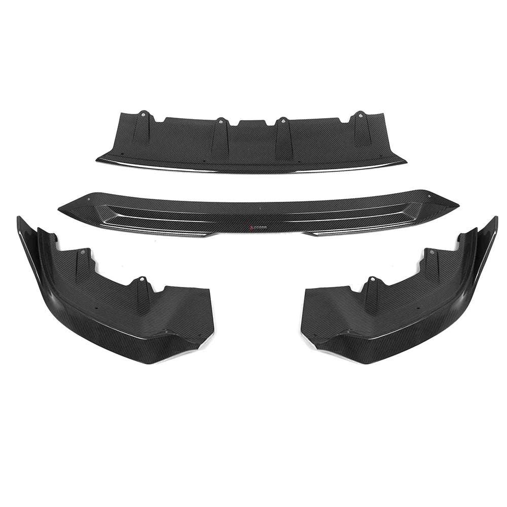BMW 5 Series G60 / G61 / G68 - SOOQOO Prepreg Carbon Fiber Front Lip