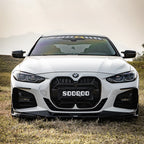 BMW 4 Series G22/G23 - SOOQOO Prepreg Carbon Fiber Front Bumper Inserts
