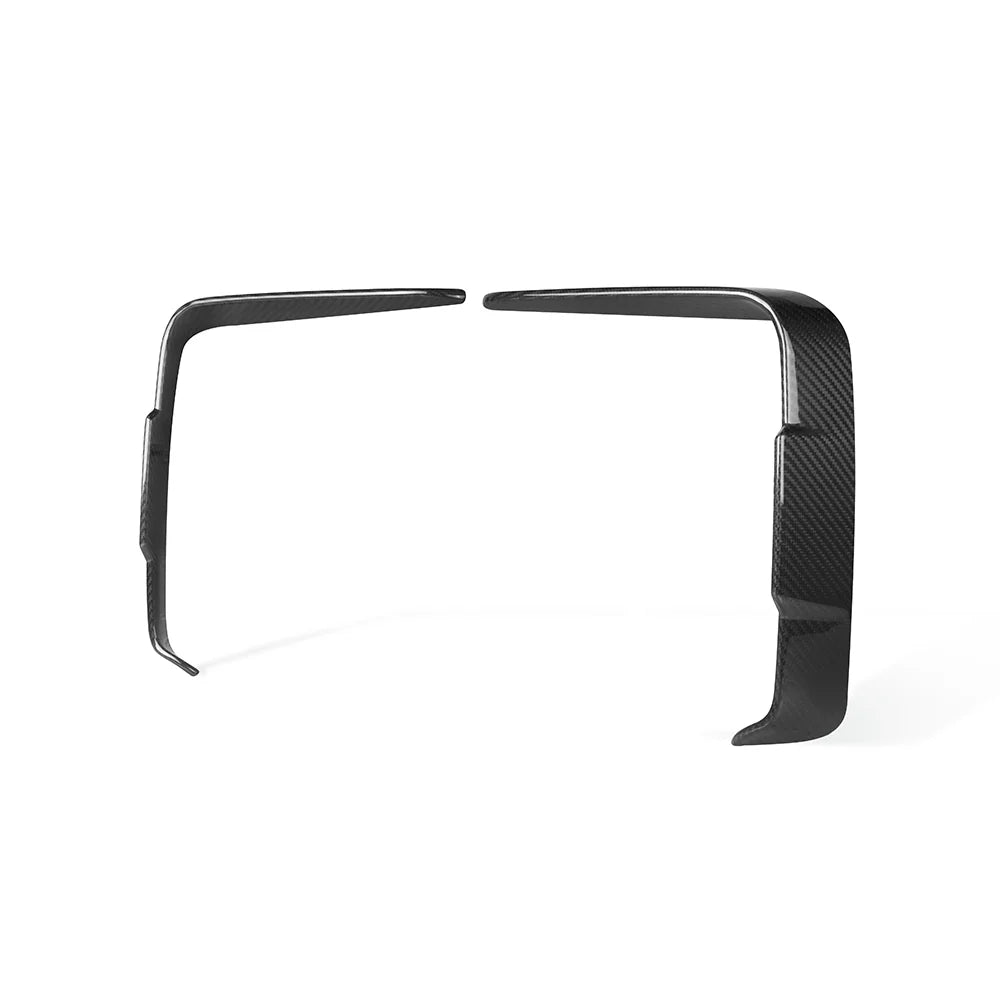 BMW 4 Series G22/G23 - SOOQOO Prepreg Carbon Fiber Front Bumper Inserts