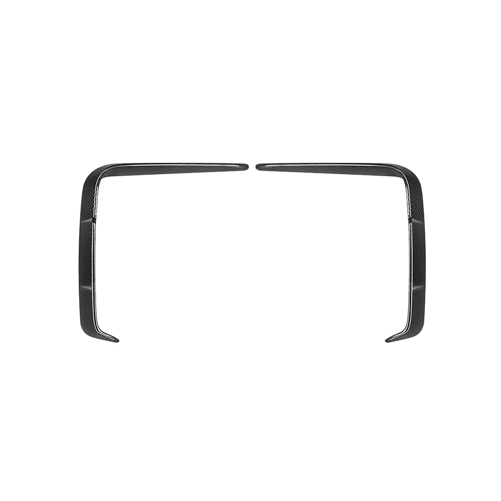 BMW 4 Series G22/G23 - SOOQOO Prepreg Carbon Fiber Front Bumper Inserts