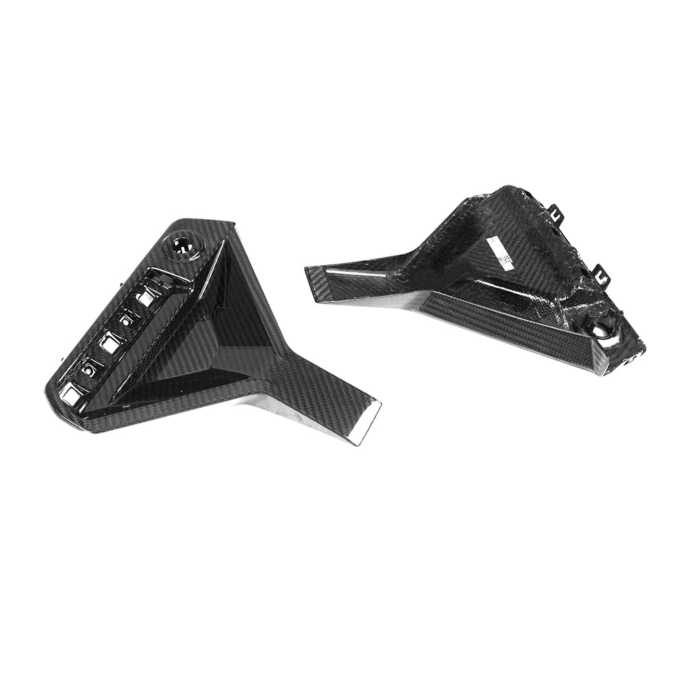BMW M2 G87 - SOOQOO Prepreg Carbon Fiber Rear Bumper Inserts