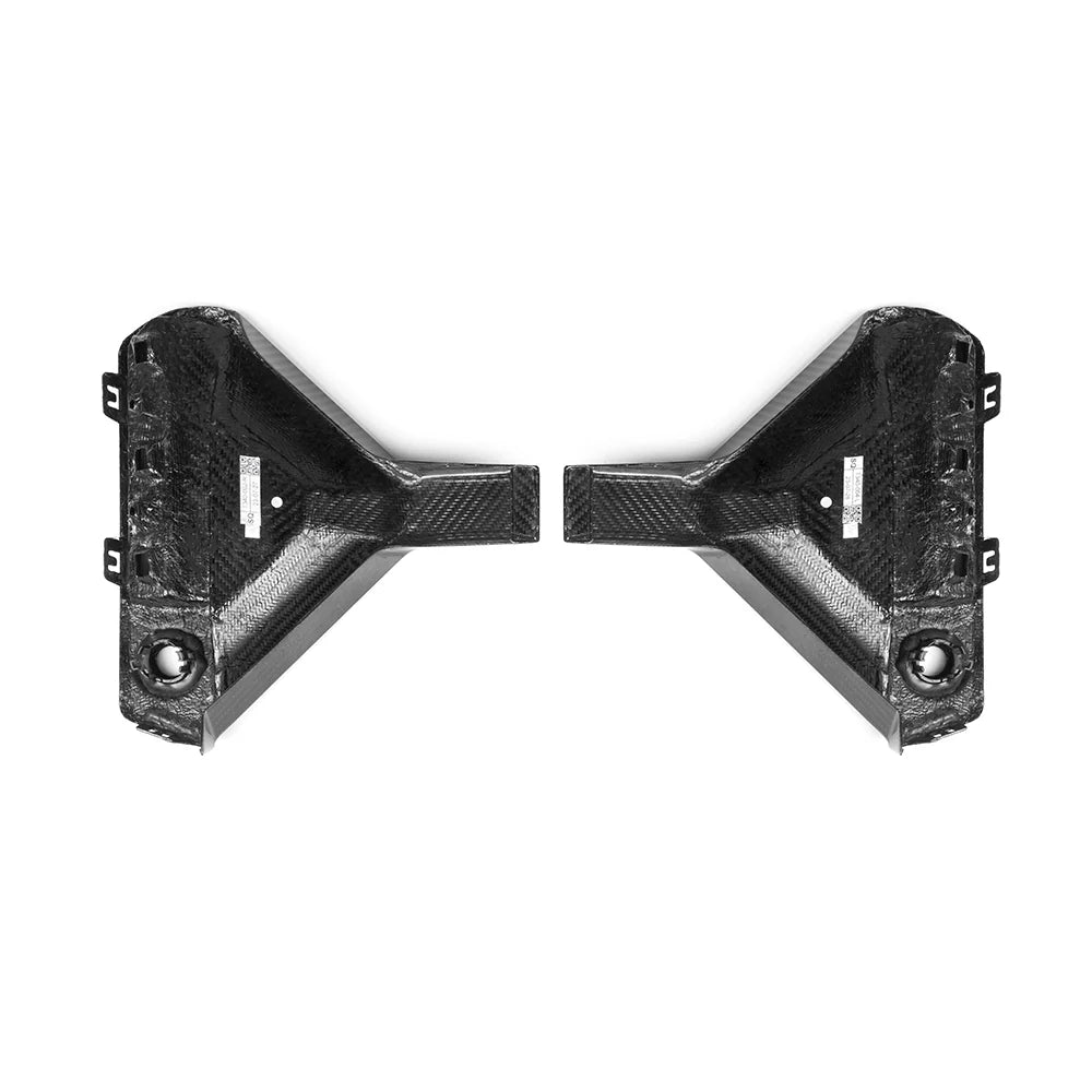 BMW M2 G87 - SOOQOO Prepreg Carbon Fiber Rear Bumper Inserts