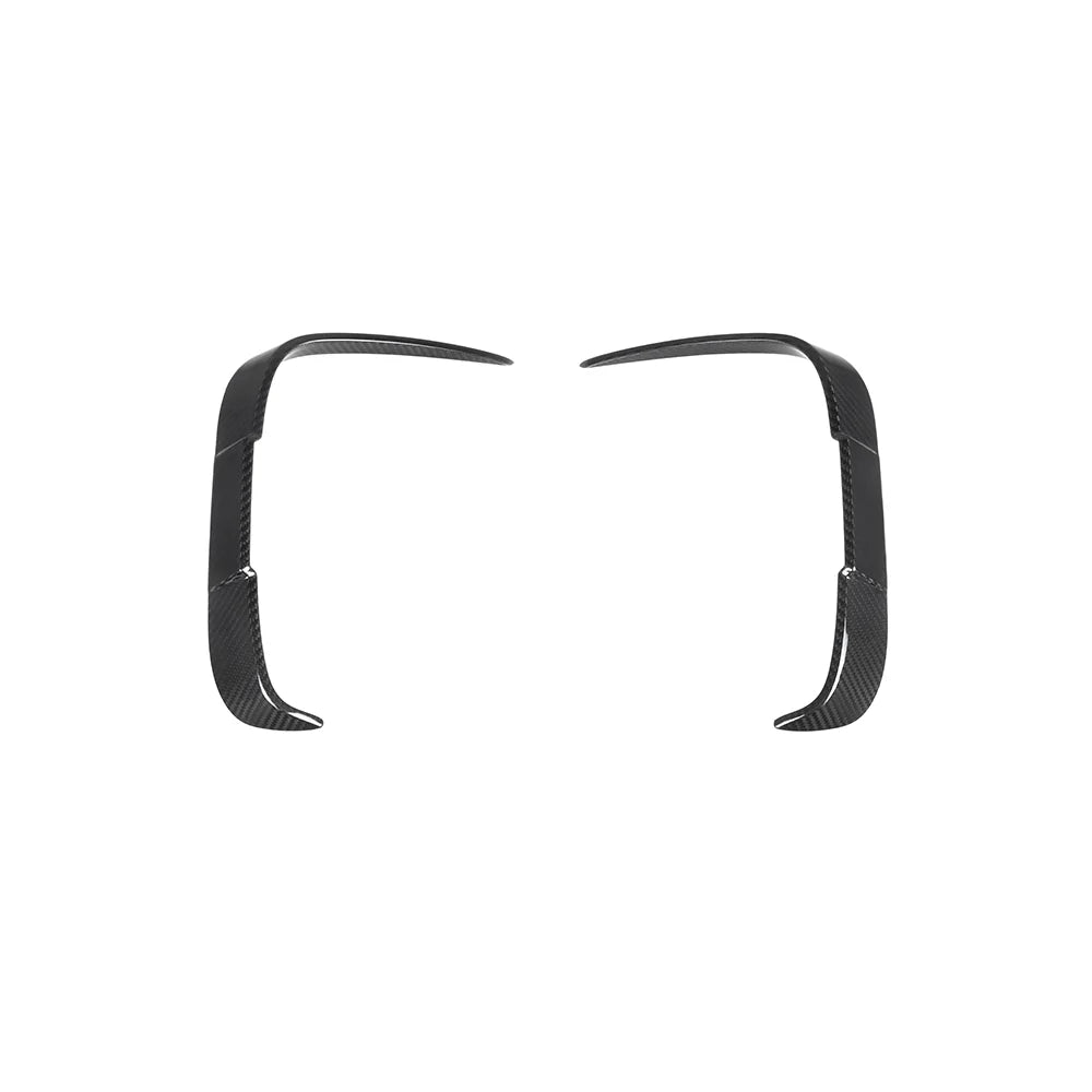 BMW M2 F87 - SOOQOO Prepreg Carbon Fiber Rear Bumper Inserts