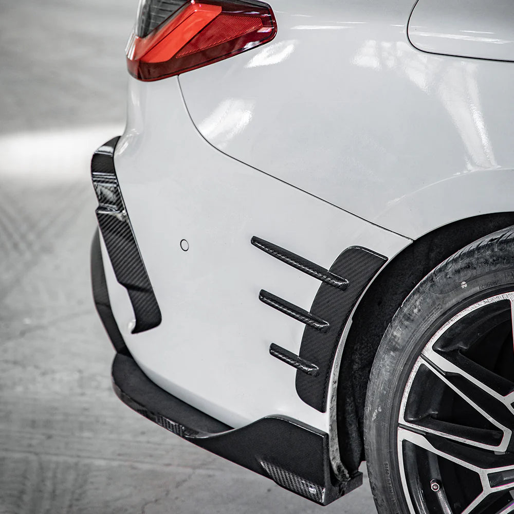 BMW 4 Series G22/G23 - SOOQOO Prepreg Carbon Fiber Rear Arch Trims