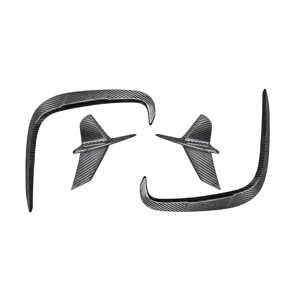 BMW 8 Series G14 / G15 / G16 - SOOQOO Prepreg Carbon Fiber Rear Bumper Insert