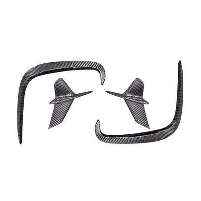 BMW 8 Series G14 / G15 / G16 - SOOQOO Prepreg Carbon Fiber Rear Bumper Insert