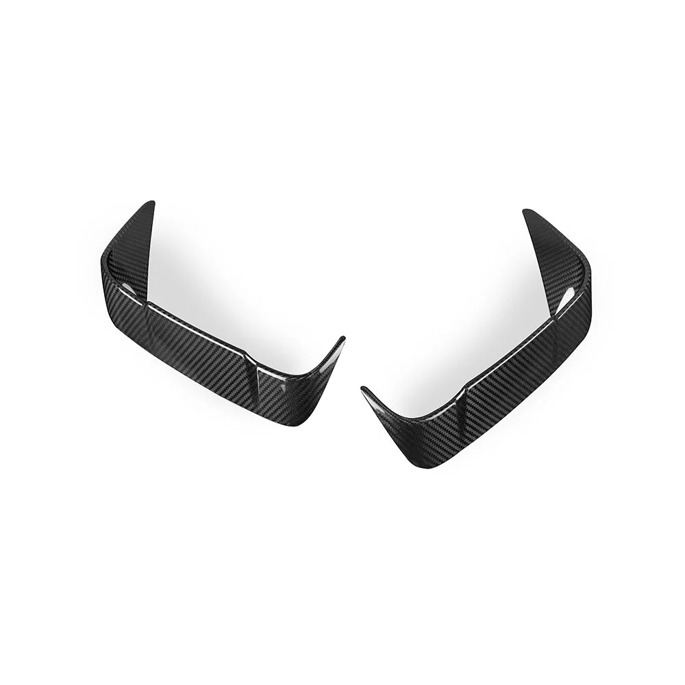 BMW 4 Series G22/G23 - SOOQOO Prepreg Carbon Fiber Rear Bumper Insert