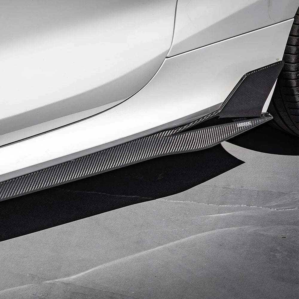 BMW M8 F92 / F93 - SOOQOO Prepreg Carbon Fiber Side Skirt