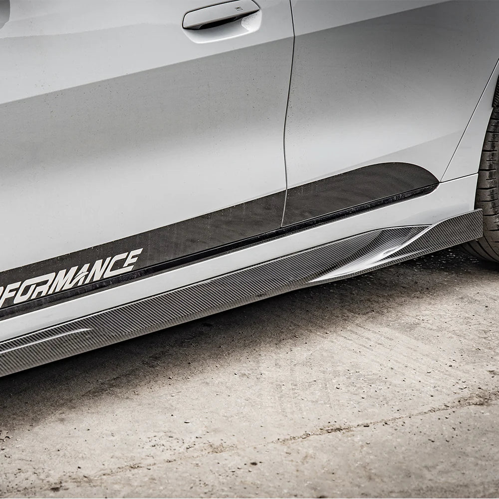 BMW G26 4 Series - SOOQOO Prepreg Carbon Fiber Side Skirts