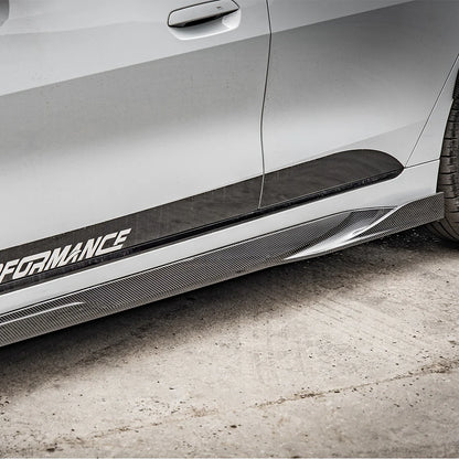 BMW G26 4 Series - SOOQOO Prepreg Carbon Fiber Side Skirts