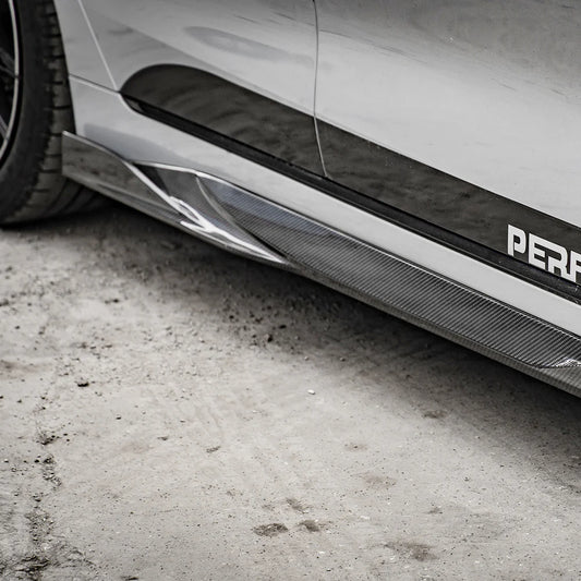 BMW G26 4 Series - SOOQOO Prepreg Carbon Fiber Side Skirts