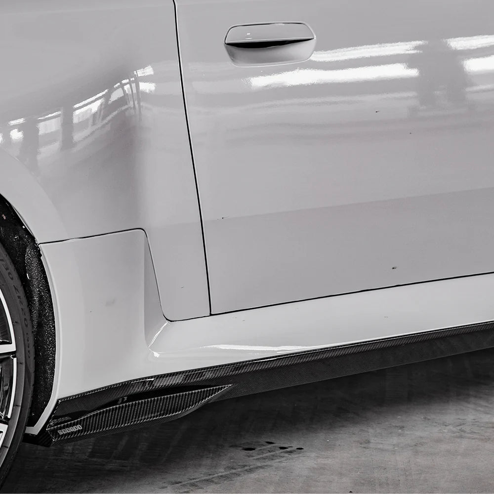 BMW G87 M2 Carbon Fiber Side Skirt Extensions