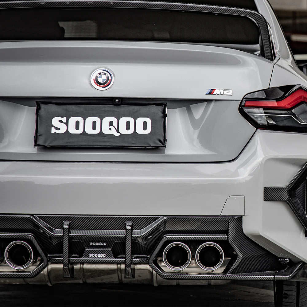 BMW G87 M2 SOOQOO Rear Carbon Fiber Diffuser