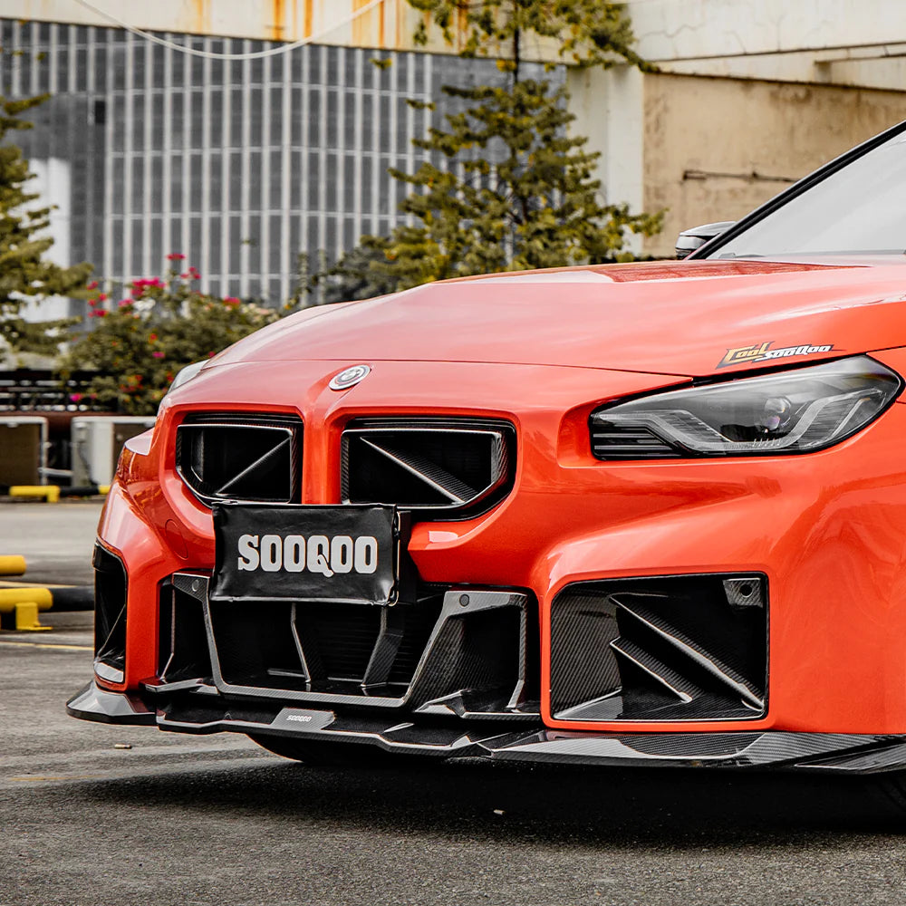 BMW M2 G87 - SOOQOO V1 Prepreg Carbon Fiber Front Grille