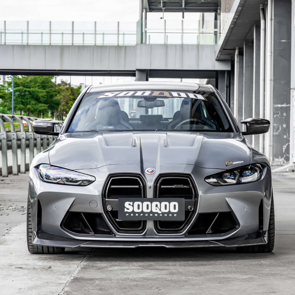 BMW G80/G82 M3 M4 – SOOQOO V2 Prepreg Carbon Fiber Front Lip