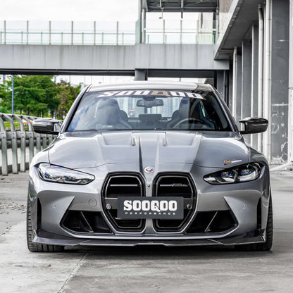 BMW G80/G82 M3 M4 – SOOQOO V2 Prepreg Carbon Fiber Front Lip