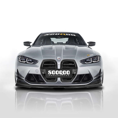 BMW G80/G82 M3 M4 – SOOQOO V2 Prepreg Carbon Fiber Front Lip