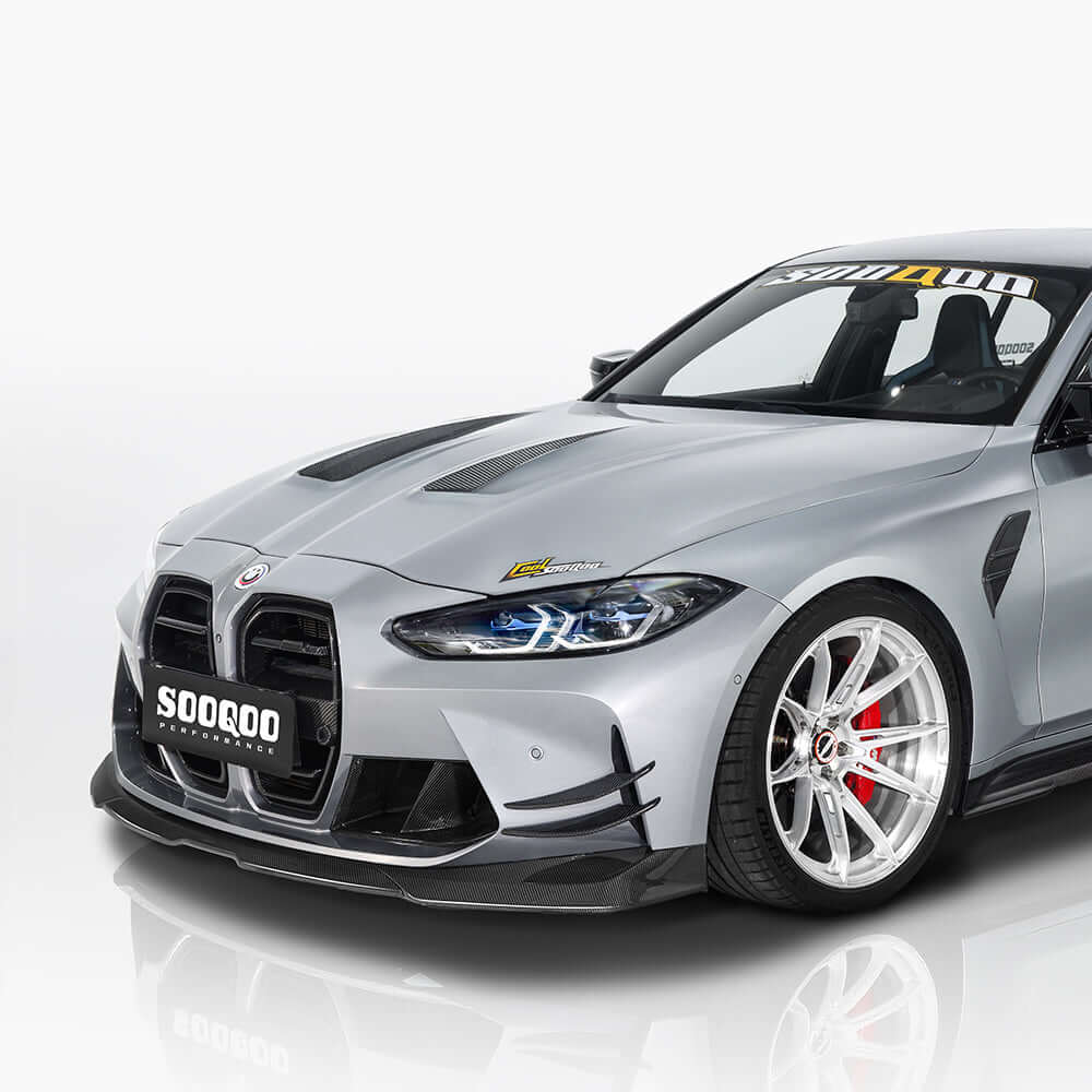 BMW G80/G82 M3 M4 – SOOQOO V2 Prepreg Carbon Fiber Front Lip
