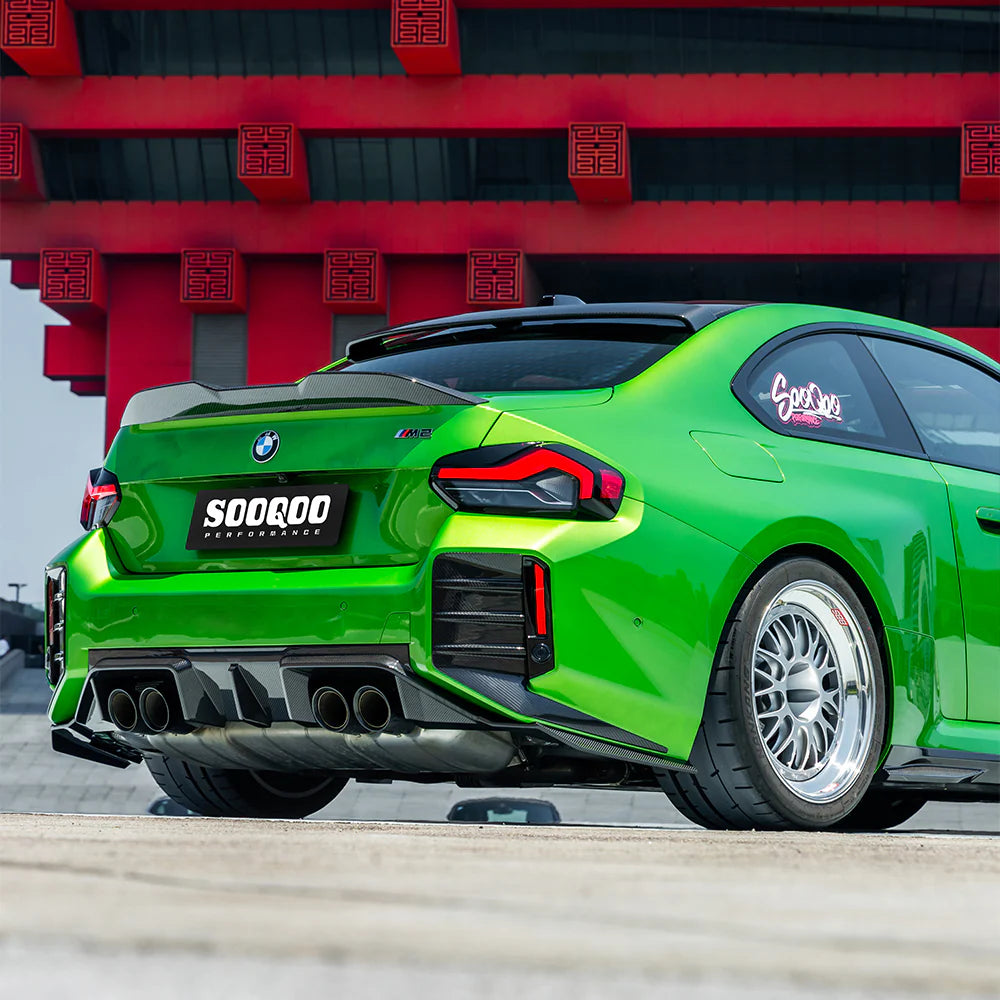 BMW M2 G87 - SOOQOO V2 Prepreg Carbon Fiber Rear Diffuser