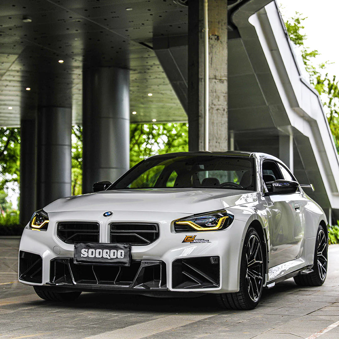 BMW M2 G87 - SOOQOO V2 Prepreg Carbon Fiber Front Grille