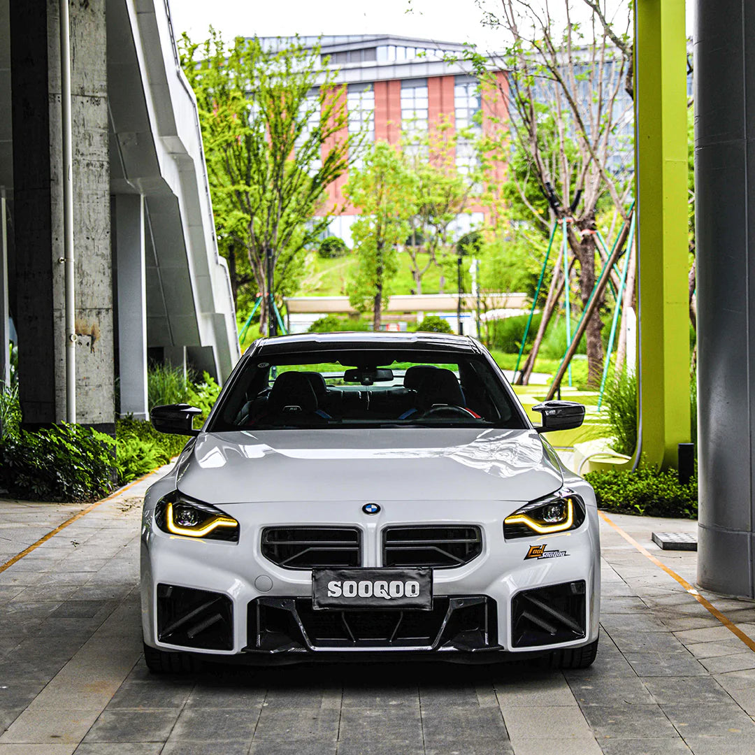 BMW M2 G87 - SOOQOO V2 Prepreg Carbon Fiber Front Grille
