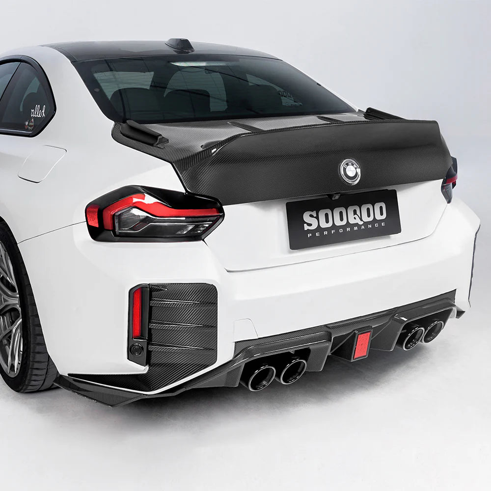 BMW M2 G87 - SOOQOO V3 Prepreg Carbon Fiber Rear Diffuser
