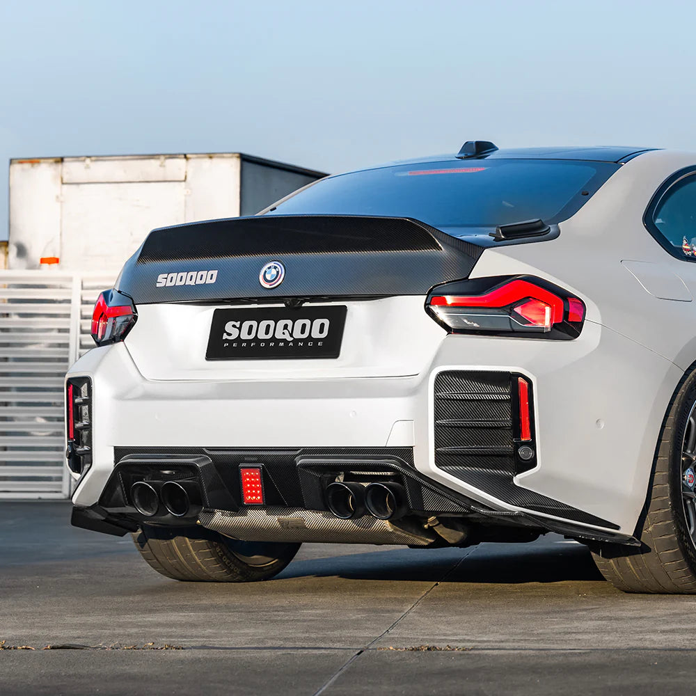 BMW M2 G87 - SOOQOO V3 Prepreg Carbon Fiber Rear Diffuser