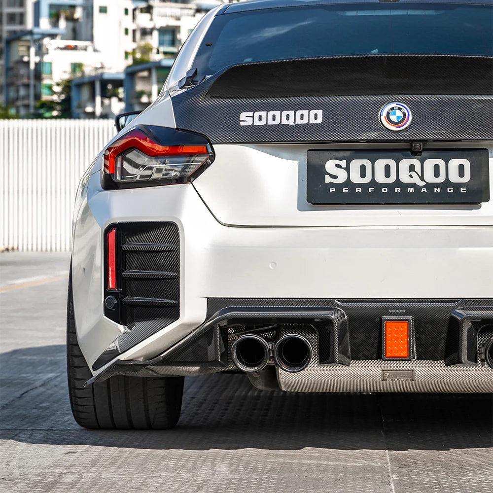 BMW M2 G87 - SOOQOO V3 Prepreg Carbon Fiber Rear Diffuser