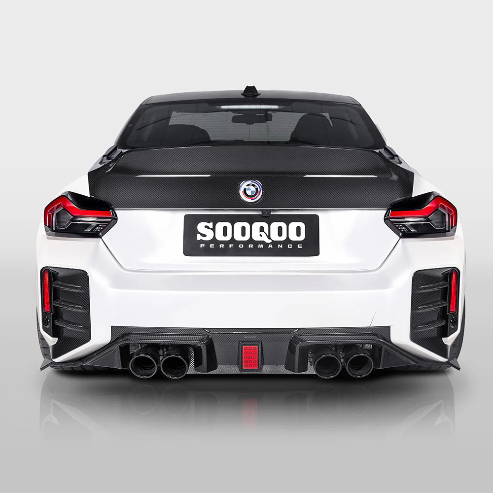 BMW M2 G87 - SOOQOO V3 Prepreg Carbon Fiber Rear Diffuser