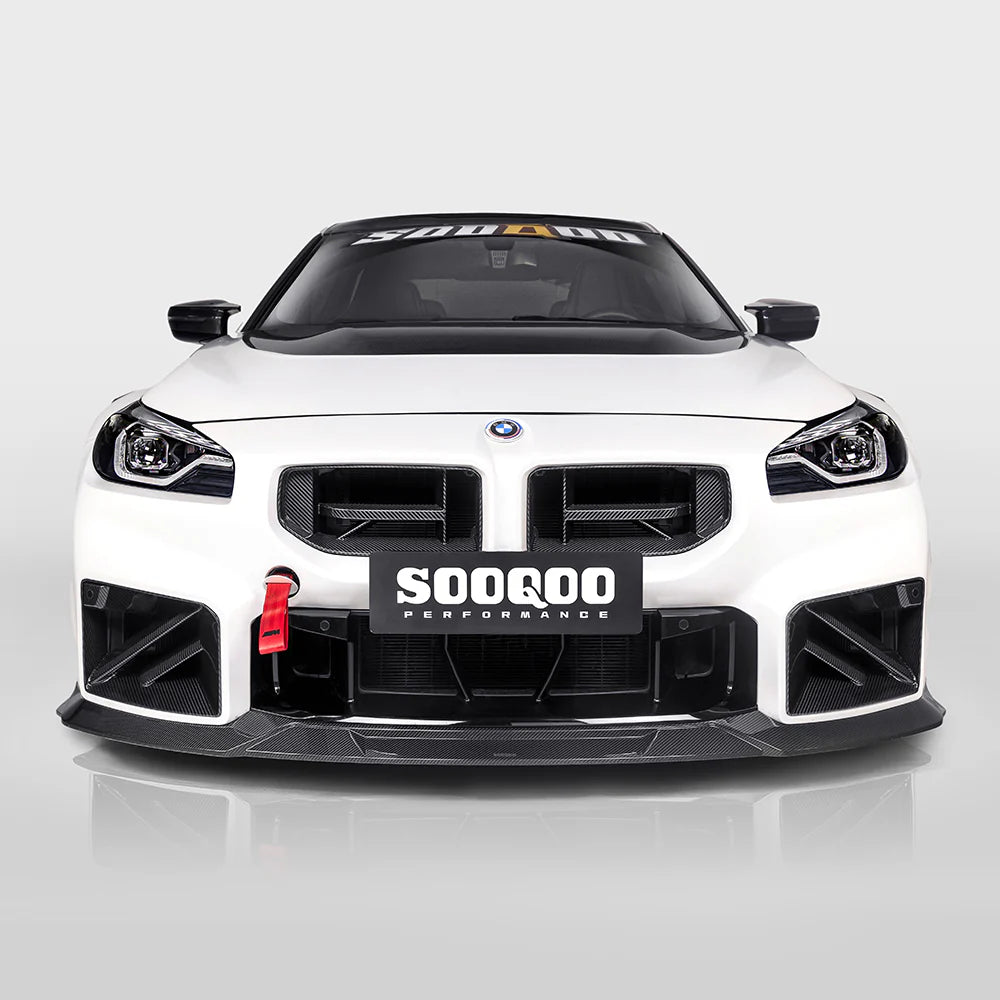 BMW M2 G87 - SOOQOO V3 Prepreg Carbon Fiber Front Lip