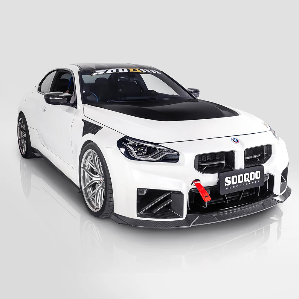 BMW M2 G87 - SOOQOO V3 Prepreg Carbon Fiber Front Lip