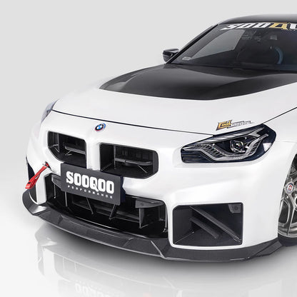 BMW M2 G87 - SOOQOO V3 Prepreg Carbon Fiber Front Lip