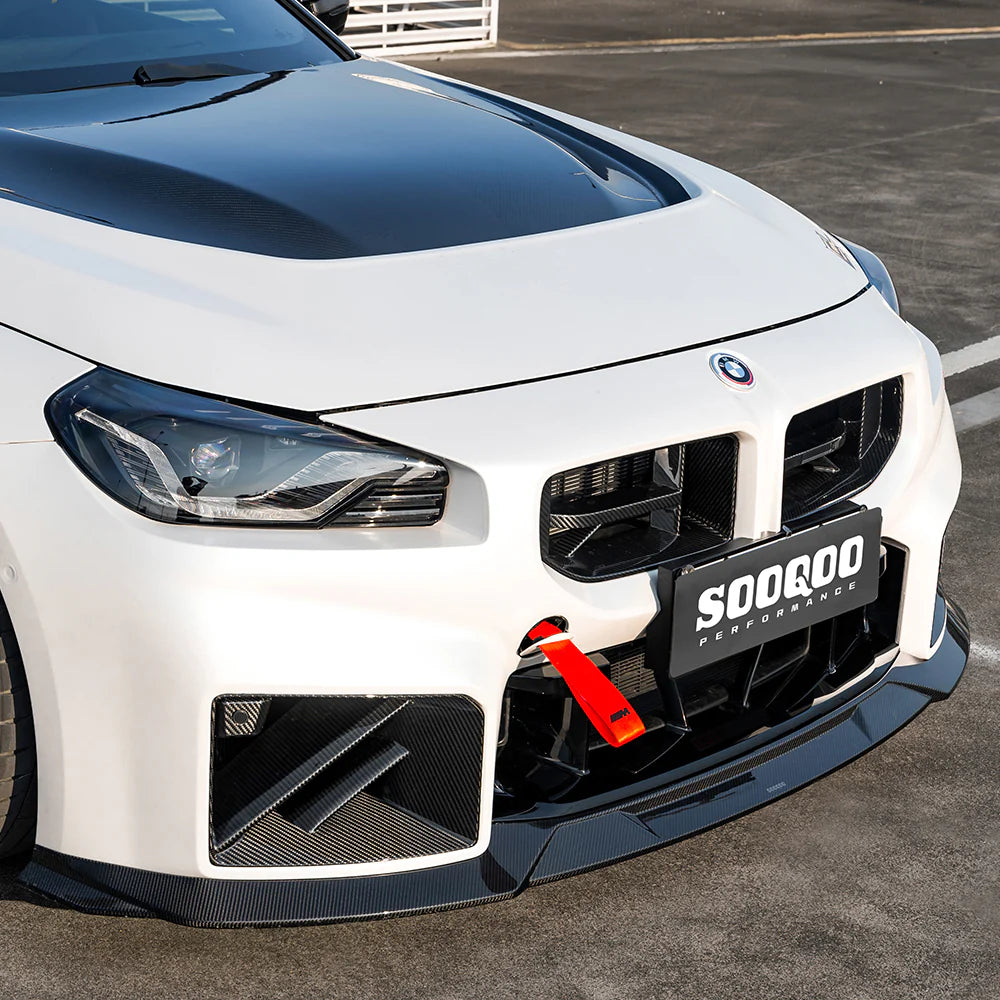 BMW M2 G87 - SOOQOO V3 Prepreg Carbon Fiber Front Lip