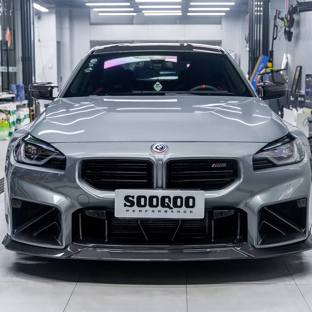 BMW M2 G87 - SOOQOO V3 Prepreg Carbon Fiber Front Lip