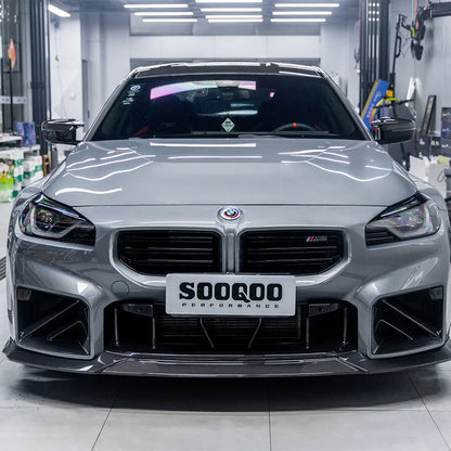 BMW M2 G87 - SOOQOO V3 Prepreg Carbon Fiber Front Lip