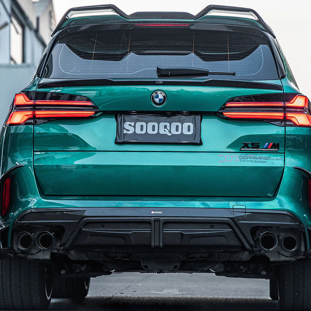 BMW X5M F95 - SOOQOO Prepreg Carbon Fiber Rear Diffuser