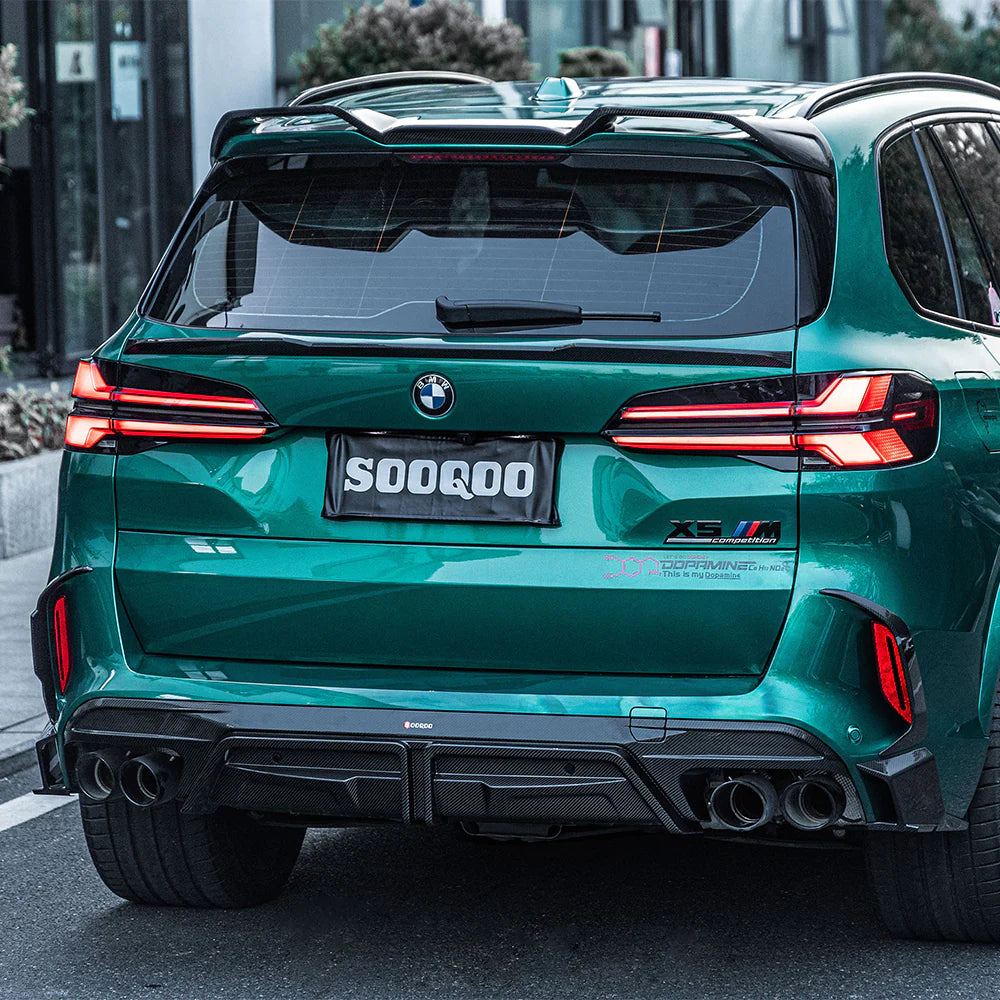 BMW X5M F95 - SOOQOO Prepreg Carbon Fiber Rear Diffuser