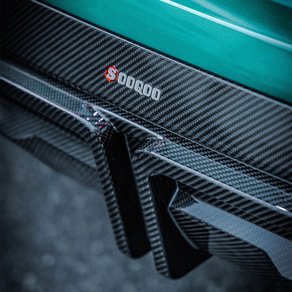 BMW X5M F95 - SOOQOO Prepreg Carbon Fiber Rear Diffuser