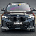 BMW X6 G06 Facelift - SOOQOO Prepreg Carbon Fiber Front Lip