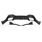 BMW X6 G06 - SOOQOO Prepreg Carbon Fiber Rear Diffuser with Brake Light