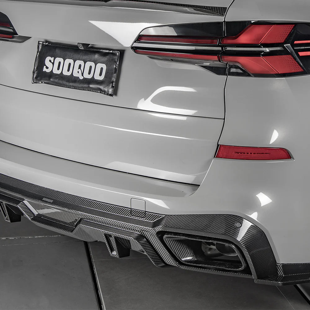 BMW X5 G05 - SOOQOO Prepreg Carbon Fiber Exhaust Tips