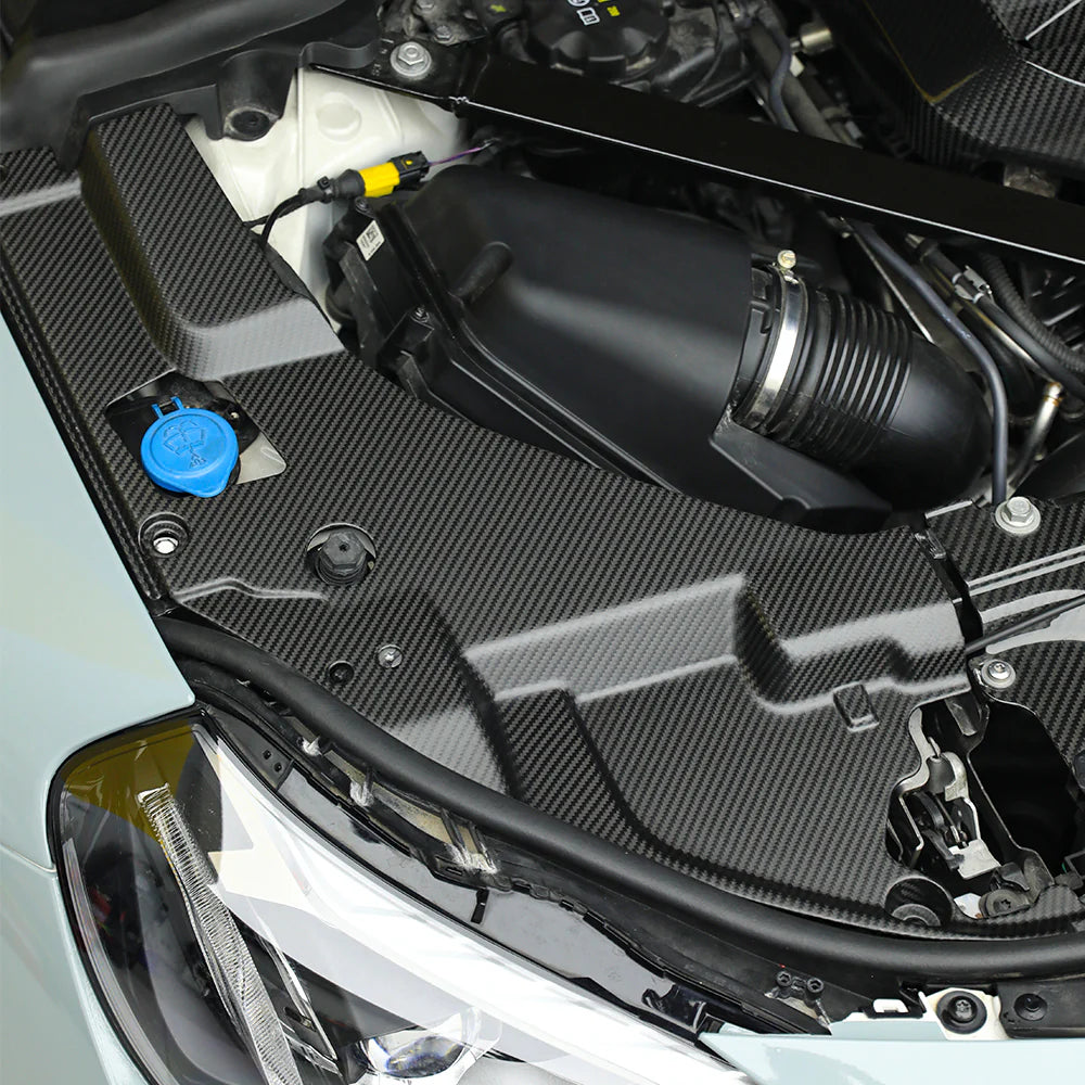 BMW M2 G87 - SOOQOO Prepreg Carbon Fiber Engine Bay Trim Set