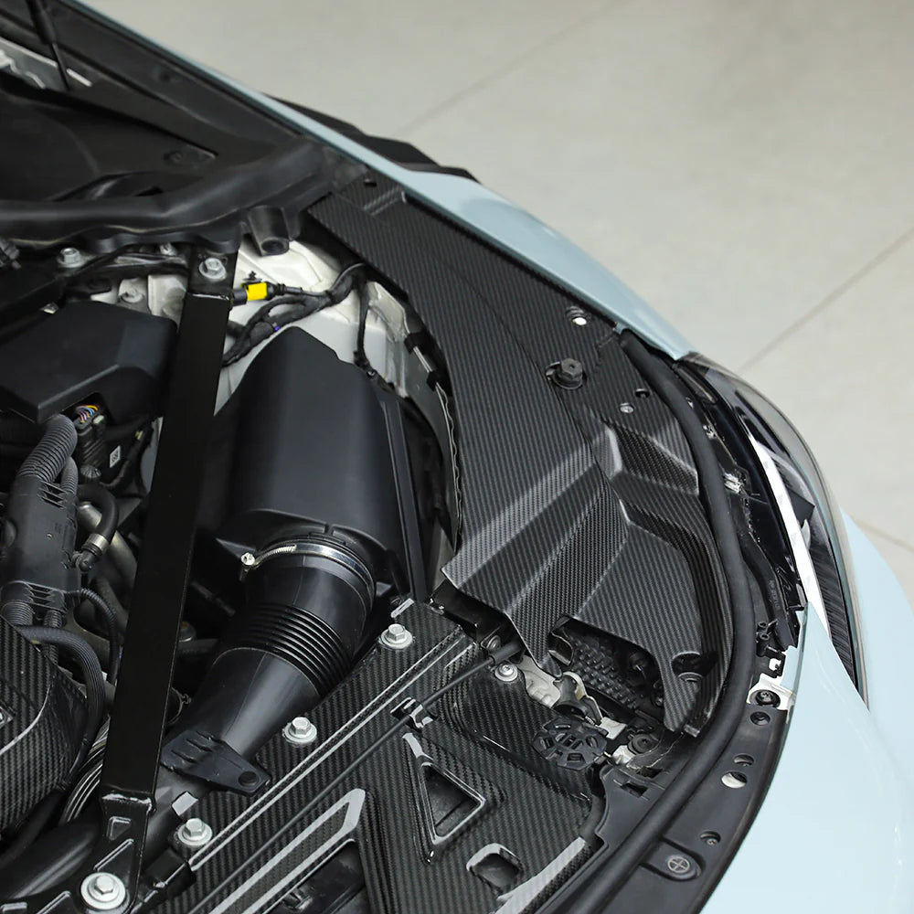 BMW M2 G87 - SOOQOO Prepreg Carbon Fiber Engine Bay Trim Set