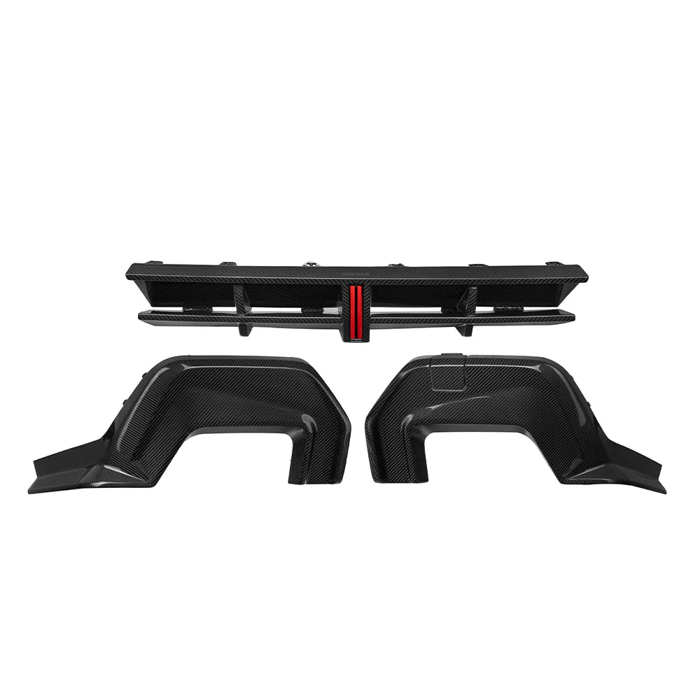 BMW 2 Series F74 - SOOQOO Prepreg Carbon Fiber Rear Diffuser