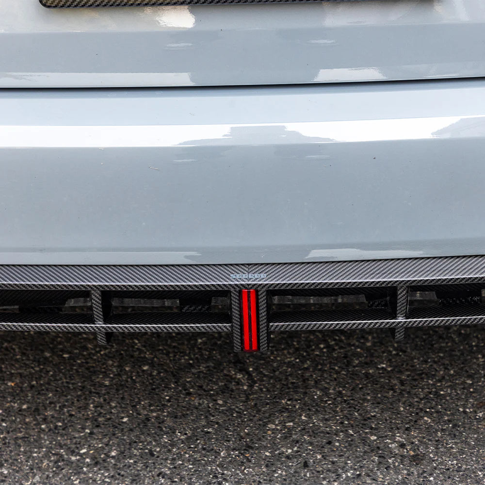 BMW 2 Series F74 - SOOQOO Prepreg Carbon Fiber Rear Diffuser